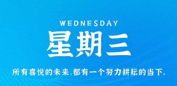 6月8日,星期三,在这里每天60秒读懂世界!